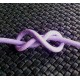 Cordón de cuero de 2mm lila