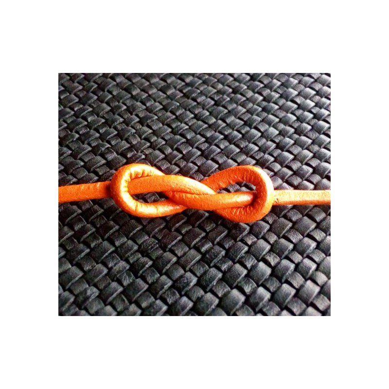 RUBY unos 20m x 3mm Cuerda Cuero para Manualidades,Cordón de Cuero