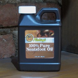 100% Pure Neatsfoot Oil Fiebings 8oz - Aceite de pata de buey Fiebing 236ml