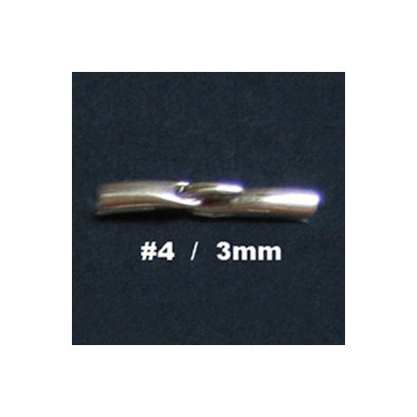 Cierre cordón gancho nr.4 - 3mm