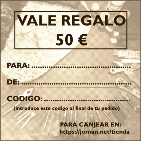 VALE REGALO 50€