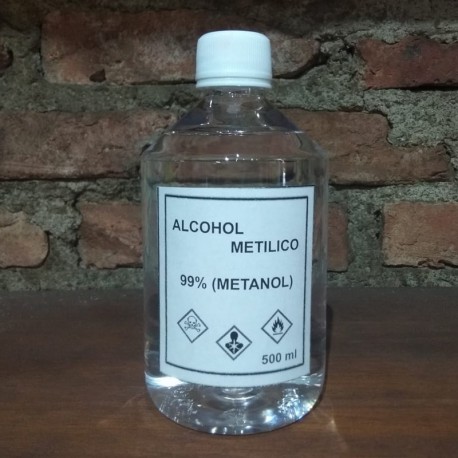 Alcohol metilico 99% (Metanol) - 500ml