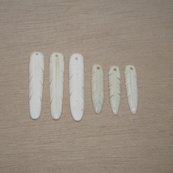 Plumas de hueso