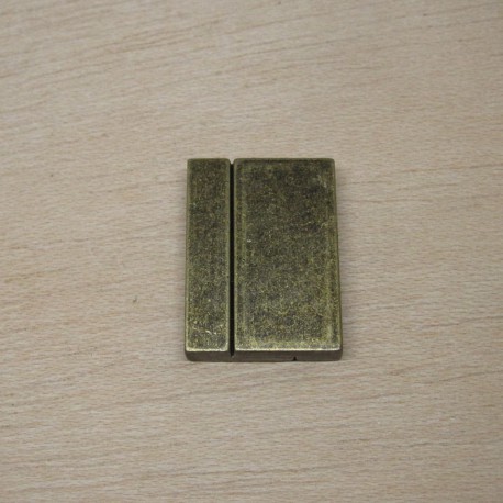 Cierre pulsera imán 30mm oro viejo