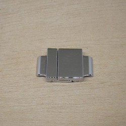 Cierre pulsera imán 18mm cromado