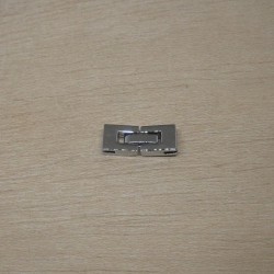 Cierre pulsera con pestaña 6mm cromado