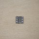 Cierre mediacaña imán 3x4mm cromado