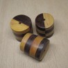 Cilindro madera dos colores