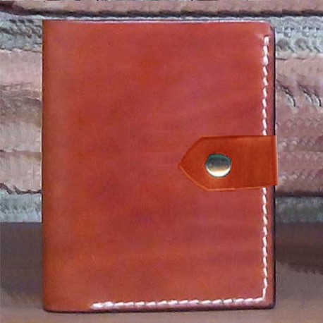 Billetera con tarjeteros grande con broche